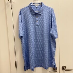 Peter Millar Men's Blue Polo Shirt